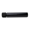 115mm Black PET Plastic Tube with 22mm Ridged Black CR Cap - [400 per Case]