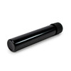 115mm Black PET Plastic Tube with 22mm Ridged Black CR Cap - [400 per Case]