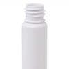 115mm White PET Plastic Pre-Roll Tube with Smooth White CR Cap [400 per Case]