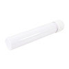 115mm White PET Plastic Pre-Roll Tube with Smooth White CR Cap [400 per Case]