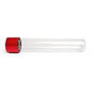 115mm Glass Pre-Roll Tubes with Child-Resistant Red Alumite Cap [400 tubes per Case]