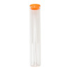 125mm Clear Glass Single Width Cork Tube with Orange Silicone Cap [400 per Case] - Silicone-Caps_120mm-125mm-Tube_0008.jpg