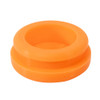 120mm Clear Glass Single Width Cork Tube with Orange Silicone Cap [400 per Case] - Silicone-Caps_120mm-125mm-Tube_0006.jpg