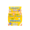 DaySavers Display Box - 84mm/26mm Color Tip  Pre-Rolled Cones - Refined White [20 per case - 21 per pack]