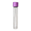 115mm Clear PET Tube with 22mm Purple Alumite CR Cap [400 per case] - 115mm_PET_Tubes_0109_1000px.jpg