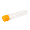 115mm Clear PET Tube with 22mm Matte Orange Smooth CR Cap [400 per case] - 115mm_PET_Tubes_0037_1000px.jpg