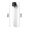  120mm Clear Super Seal Pre-Roll Tapered Tubes - Child Resistant, Tamper Evident, and Air-Tight Pre-Roll Packaging [500 tubes per Case] 