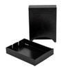 child resistant multi pack slider box shell black 81 millimeter fits up to 6 pre rolls 224 per case