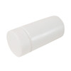 90 millimeter child resistant white glass mini jar with white cap 200 per case