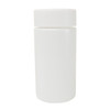 90 millimeter child resistant white glass mini jar with white cap 200 per case