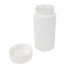90 millimeter child resistant white glass mini jar with white cap 200 per case
