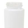 90 millimeter child resistant white glass mini jar with white cap 200 per case