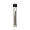 glass pre roll tubes holding a cone shaped joint with a white filter under a black screw cap