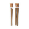 120 millimeter glass pre roll tubes with cork wide mouth with blunt inside