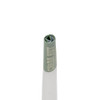 top view of the folded green filter opening on a cheba hut pre roll cone tip
