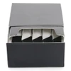  Unbranded Cigarette Boxes with Insert - Black - [Holds 5 84 or 70mm Pre-Rolls] - [100 per Case] 