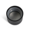 22mm Black Ridged CR Cap [400 per Case] [CAP ONLY]