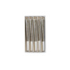  Unbranded White Child-Resistant Push Packs - Dividers for 5 Pre-Rolls - 98mm (Case of 200) 