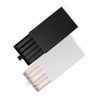  Unbranded Black Pull Packs - Dividers for 5 Pre-Rolls - 98mm (Case of 200) 