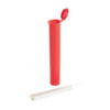  116mm Tech-line Pre-Roll Tube - Strawberry Red - Child Resistant [1000 tubes per Case] Made in the USA 