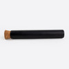 125mm Matte Black Glass Pre-Roll Tubes with Cork left