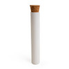 125mm matte white glass tube with standard cork main