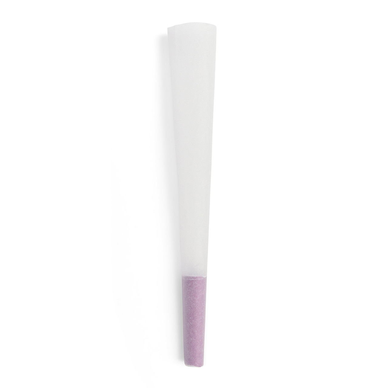 Purple Tipped Cones - Refined White Paper - Designer Pre-Rolled