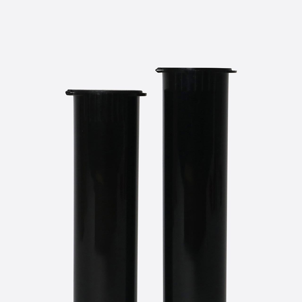 Opaque Black 116mm Pre-Roll Tubes - Plain Packaging