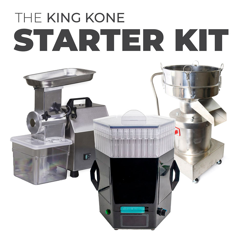 cheap version tobacco grinder popular budget options in india Silver Leaf Herb Crusher King Kone Starter Kit |