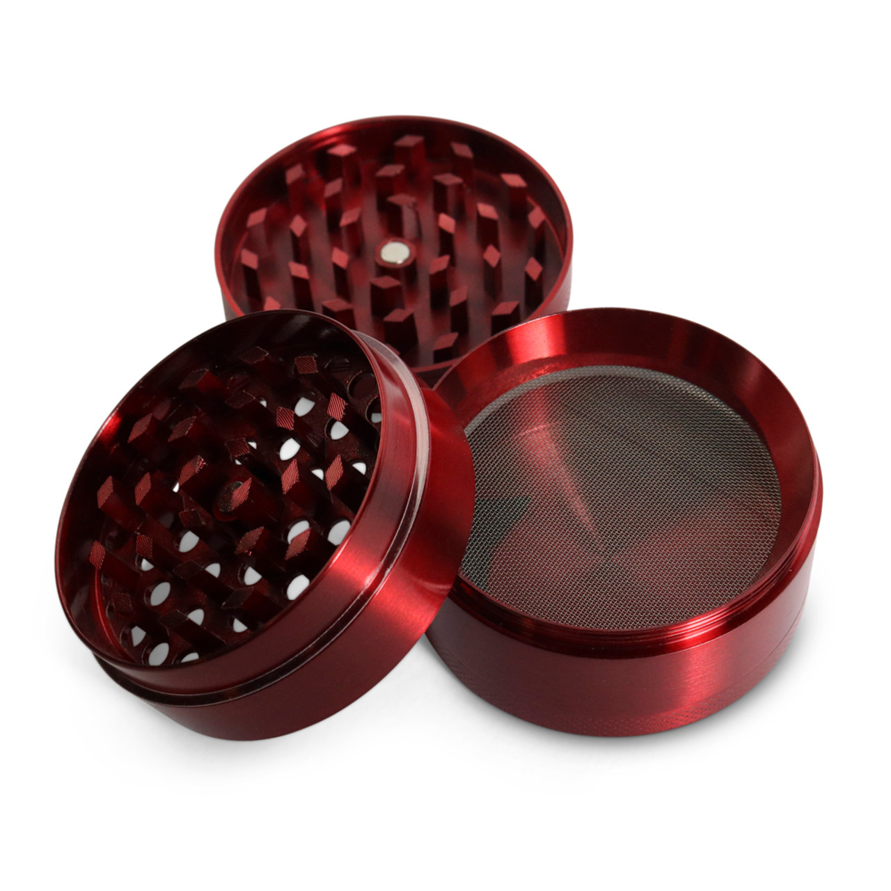 Sesh Portable Metal Grinder - Red