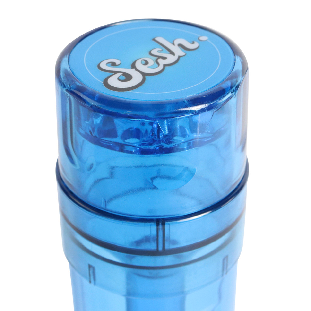 Sesh Flower Tower Portable Grind & Pack - Blue