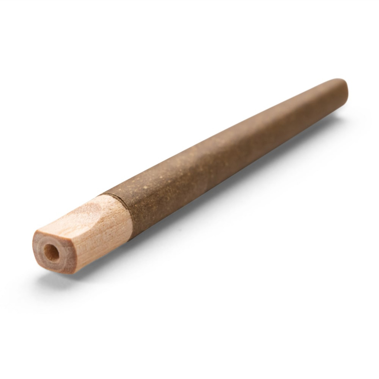 109mm 1 Gram Brown Hemp Wrap Blunt Tube with Wood Tip