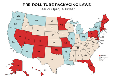 Clear or Opaque Pre-Roll Tube Packaging? 