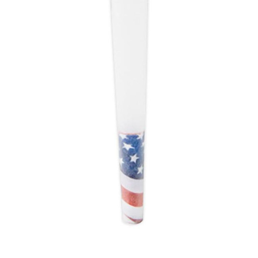  109mm American Flag Pre-Rolled Cones - White Paper [Case of 800] 