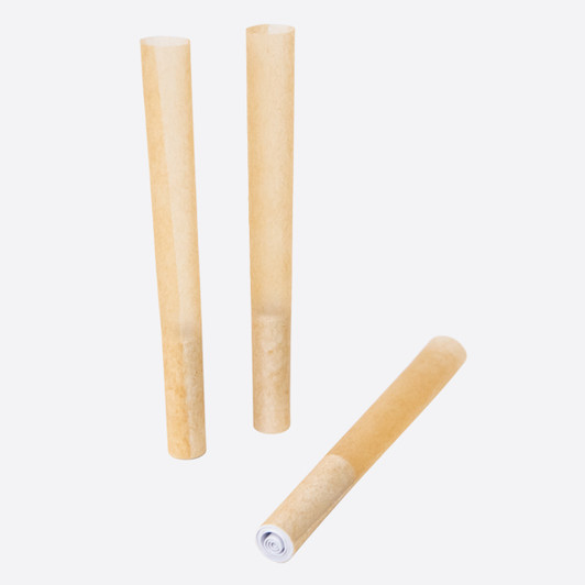 84 millimeter straight pre rolled cones natural brown paper case of 900