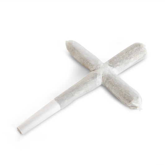 109mm Pre-Rolled Cross Cone - Refined White [5 Cones per Case]