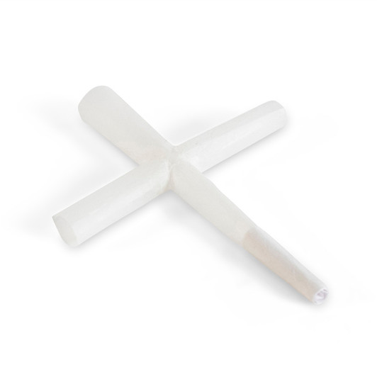 109mm Pre-Rolled Cross Cone - Refined White [5 Cones per Case]