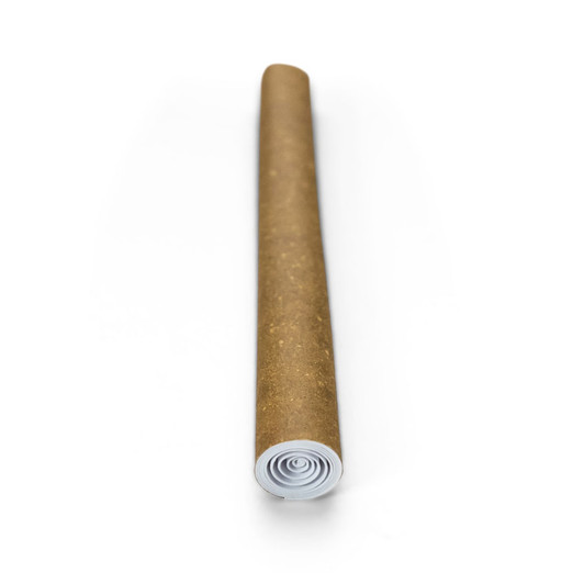 109mm Pre-Rolled Tube Brown Hemp Wrap Blunt with Spiral Tip (11mm x 26mm) [100 per Case]