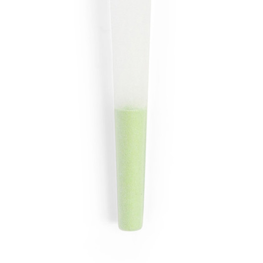 98mm Green Tipped - Refined White Designer Pre-Rolled Cones - [800 Cones per Case]