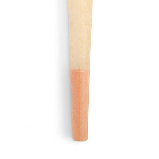 84mm Orange Tipped Cones - Natural Brown Paper - Designer Pre-Rolled Cones - [900 Cones per Case]