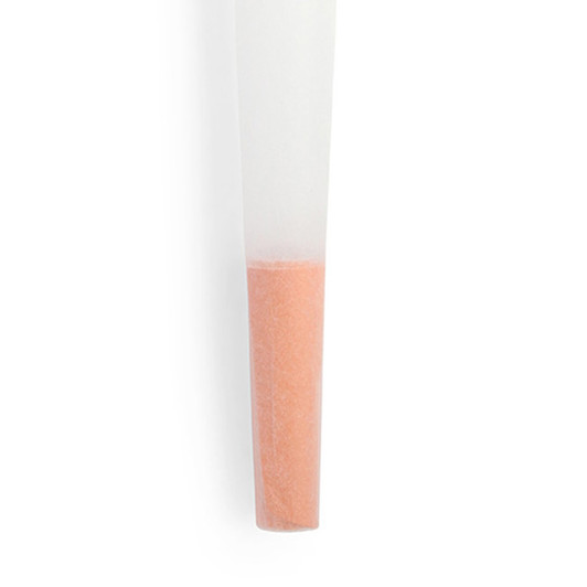 109mm Orange Tipped Cones - Refined White Paper - Designer Pre-Rolled Cones - [800 Cones per Case]