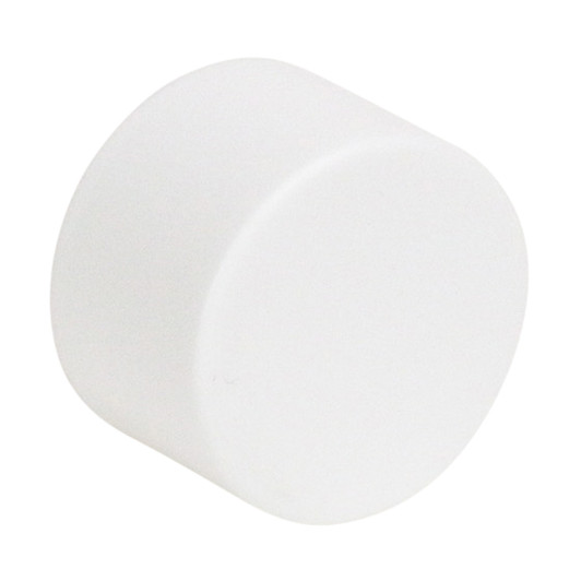 30mm Jumbo Matte White Smooth Cap - Child Resistant - [CAP ONLY] - [400 per bag]