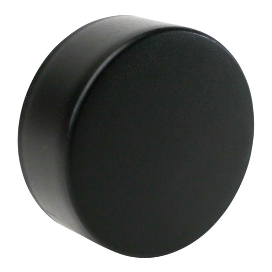 44mm Jumbo Matte Black Smooth Cap - Child Resistant - [CAP ONLY] - [200 per bag]