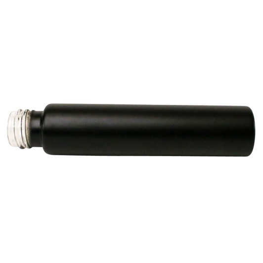 100mm Black Glass Tube - Fits 22mm Cap - Child Resistant - [TUBE ONLY] - [400 per Case]