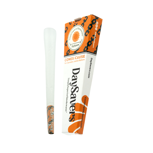 DaySavers 1 Gram King Size Pre Rolled Cones - 40 Tons Edition [Pack of 3 Cones]