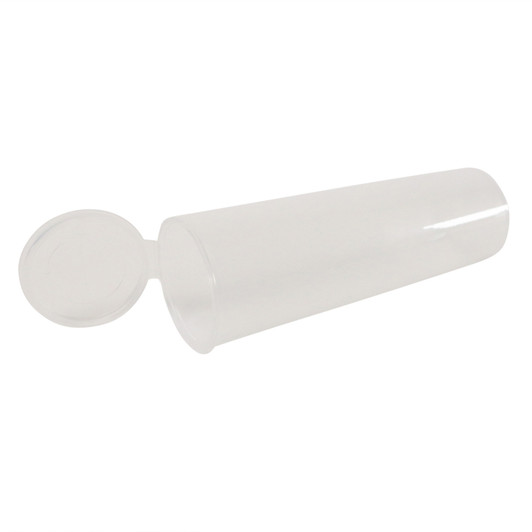 98mm Extra Wide Pre-Roll Tube - Clear - Child Resistant [550 tubes per Case] Made in the USA