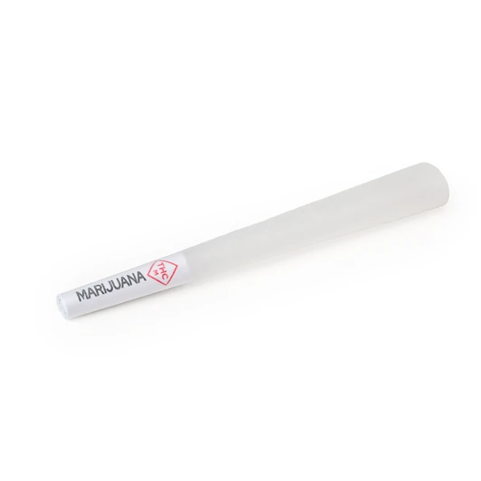 Marijuana/THC Labeled 84mm/26mm Pre-Rolled Cone Refined White - Missouri Compliant Tip (900 Cones per Case)