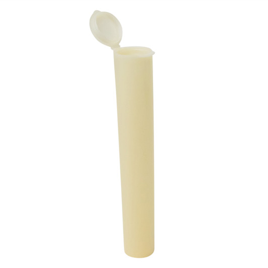 116mm Compostable Pop-Top Tube - Natural - Child Resistant [800 tubes per Case] Made in the USA