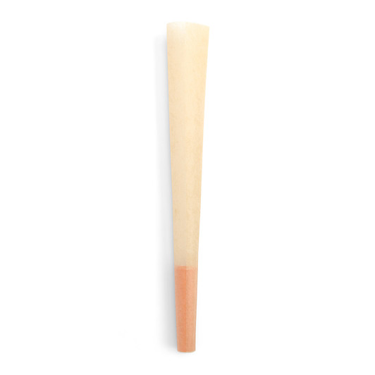 70mm/21mm Orange Tip Natural Brown Pre-Rolled Cones [1200 per Case]