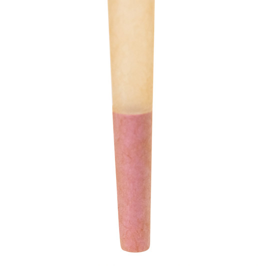 70mm/21mm Pink Tip Natural Brown Pre-Rolled Cones [1200 per Case]